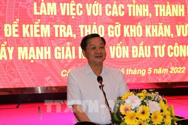 Phó Thủ tướng Lê Minh Khái làm việc với 8 tỉnh, thành thúc đẩy giải ngân đầu tư công