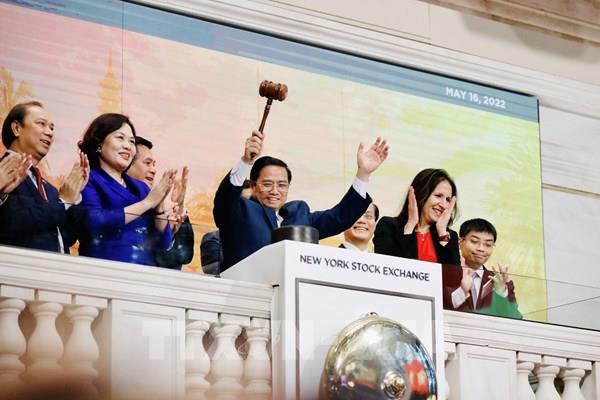 Thủ tướng Phạm Minh Chính thăm sàn giao dịch chứng khoán lớn nhất thế giới tại New York