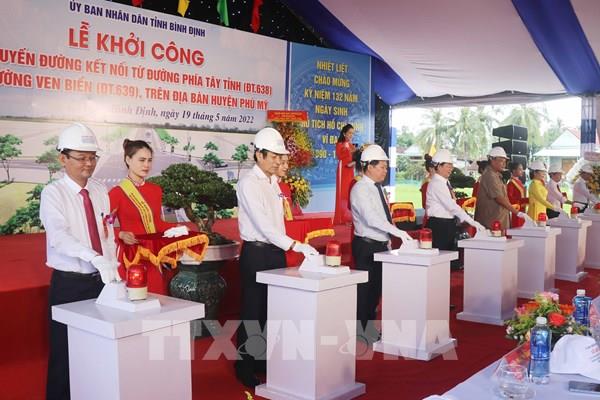 Bình Định khởi công tuyến đường thứ 3 kết nối phía Tây với đường ven biển