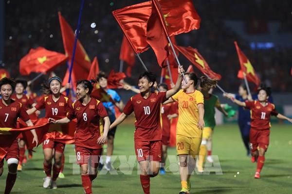 Bóng đá nữ Việt Nam bảo vệ thành công ngôi "vương" ở Đông Nam Á