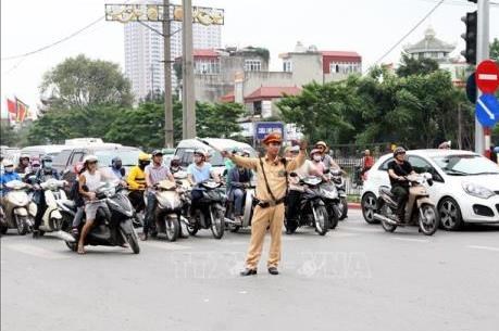 Hà Nội phân luồng giao thông phục vụ Đại hội Đại biểu lần thứ XVIII Đảng bộ thành phố