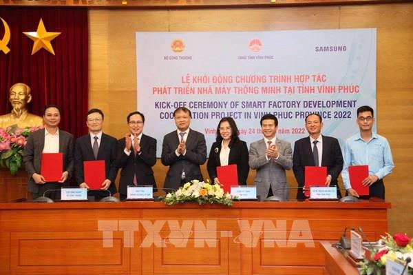 Khởi động Chương trình hỗ trợ tư vấn phát triển “Nhà máy thông minh” tại Vĩnh Phúc