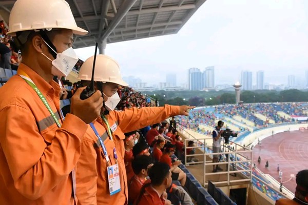 EVN đã đảm bảo cung cấp điện an toàn, ổn định trong kỳ SEA Games 31