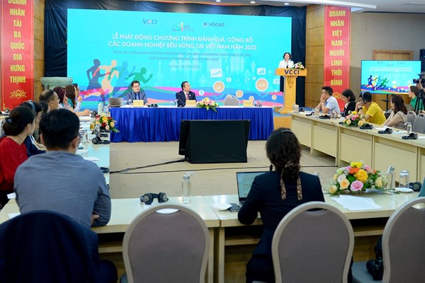 Phát động Chương trình đánh giá, công bố doanh nghiệp bền vững Việt Nam 2022