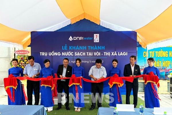 DNP Water hoàn thiện thêm 3 trụ nước uống sạch miễn phí tại Bình Thuận