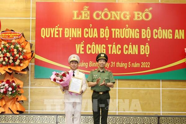 Đại tá Nguyễn Hữu Hợp được bổ nhiệm làm Giám đốc Công an tỉnh Quảng Bình