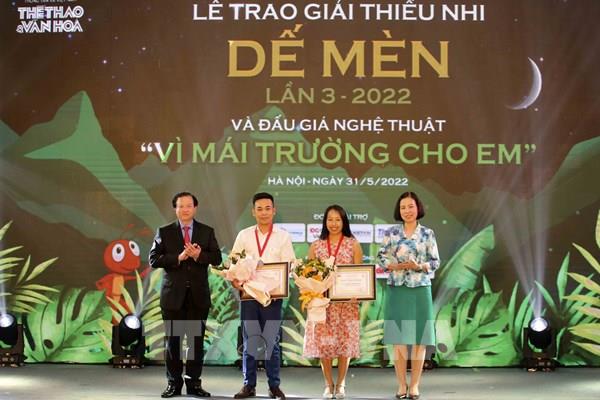 Giải thưởng Thiếu nhi Dế Mèn lần thứ 3: Trao 5 giải “Khát vọng Dế Mèn”