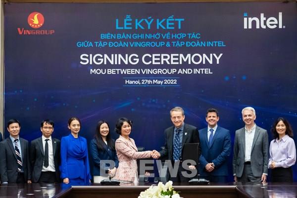 Vingroup và Intel ký hợp tác chiến lược phát triển 5 lĩnh vực công nghệ