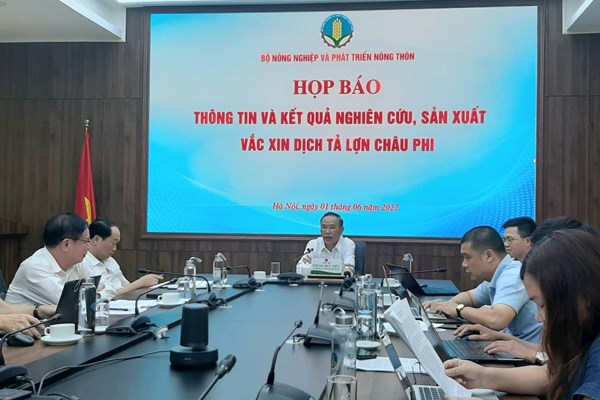 Việt Nam sản xuất thành công vaccine phòng bệnh tả lợn châu Phi