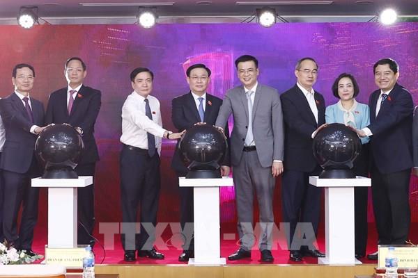 Chủ tịch Quốc hội dự lễ công bố bộ nhận diện mới của Truyền hình Quốc hội Việt Nam