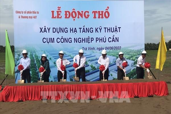 Xây dựng hạ tầng kỹ thuật cụm công nghiệp Phú Cần