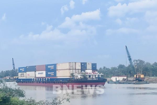 Những hình ảnh trên công trường thi công kênh Chợ Gạo - Tiền Giang