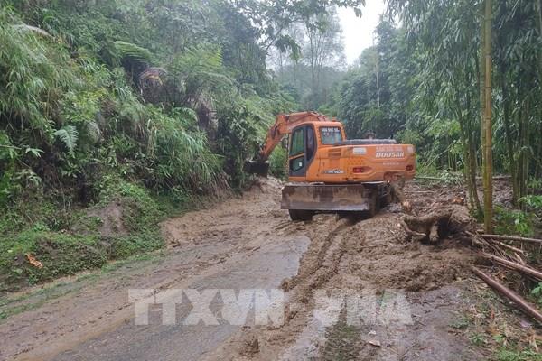 Lào Cai: Khắc phục sự cố sụt lún trên tuyến đường mới được đầu tư trên 800 tỷ đồng