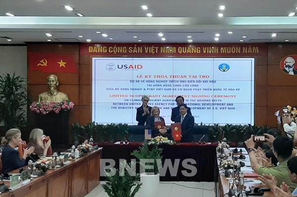 USAID hỗ trợ nông nghiệp ĐBSCL thích ứng biến đổi khí hậu