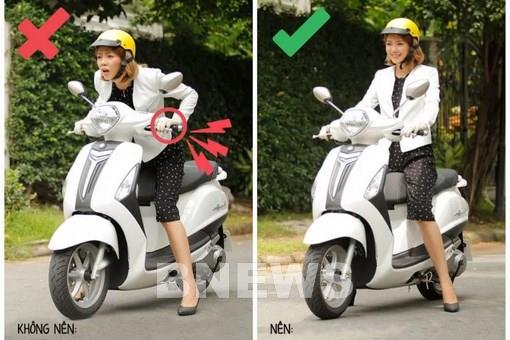 Giá xăng lại tăng, đi xe tay ga thế nào cho an toàn và tiết kiệm nhiên liệu?