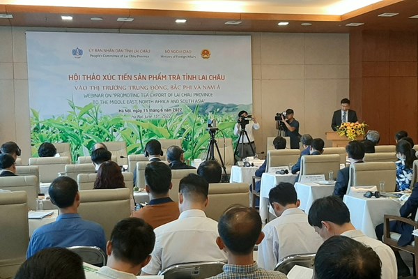 Trà Lai Châu tìm đối tác mới tại thị trường Trung Đông, Bắc Phi và Nam Á