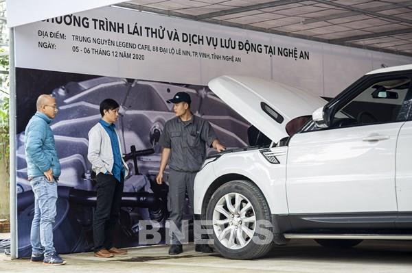 Jaguar Land Rover chăm sóc và sửa chữa xe lưu động tại Nghệ An