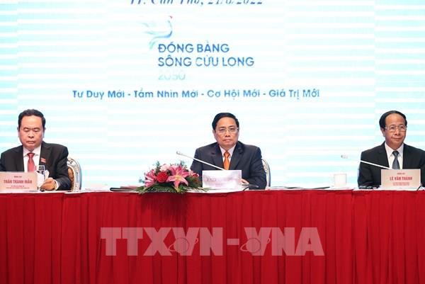 Thủ tướng chủ trì Hội nghị công bố quy hoạch và xúc tiến đầu tư vùng Đồng bằng sông Cửu Long