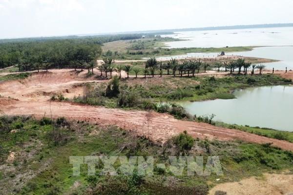 Bình Dương mạnh tay xử lý các trường hợp lấn chiếm lòng hồ Dầu Tiếng