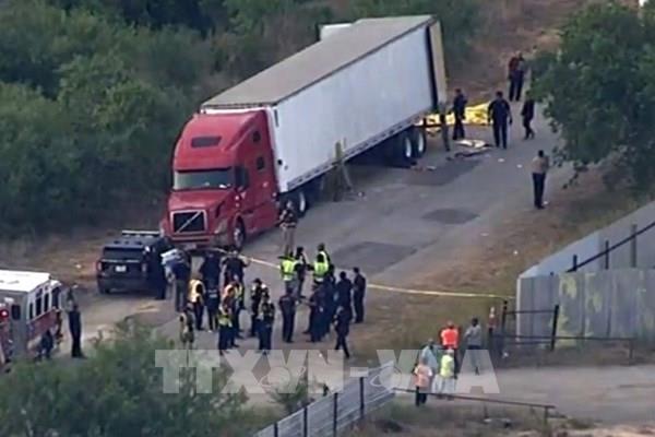 3 người bị bắt giữ trong vụ 46 người nhập cư tử vong trong xe đầu kéo tại Mỹ