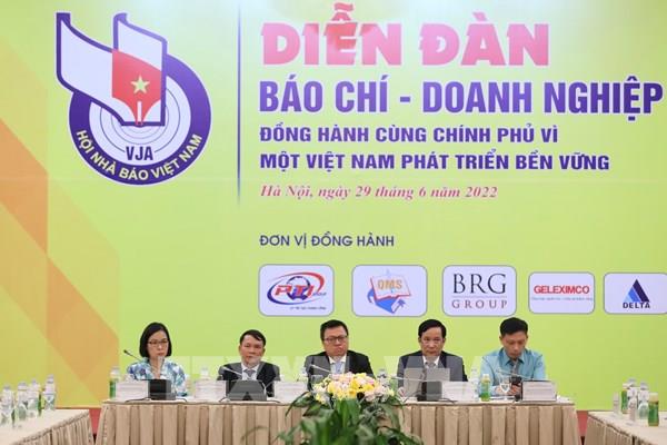 Báo chí – doanh nghiệp đồng hành cùng Chính phủ vì một Việt Nam phát triển thịnh vượng