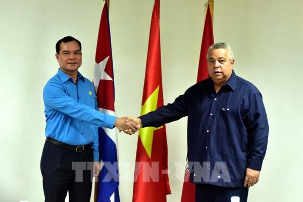 Công đoàn Việt Nam và Cuba chia sẻ kinh nghiệm phát triển