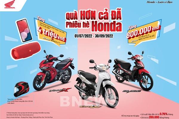 Honda Việt Nam ưu đãi lớn cho loạt xe máy