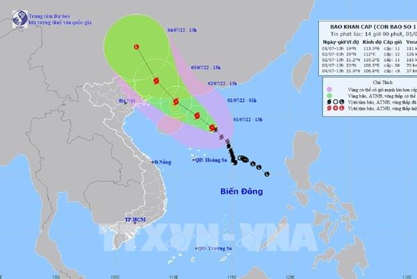 Bão số 1 đi vào đất liền phía Tây Nam tỉnh Quảng Đông (Trung Quốc)