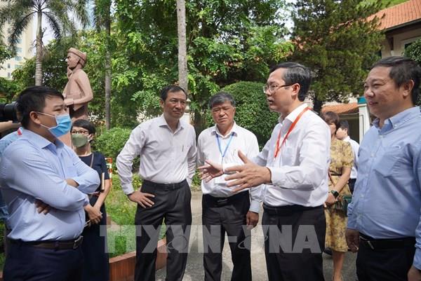 Kiểm tra công tác chuẩn bị Kỳ thi tốt nghiệp THPT 2022 tại Tp Hồ Chí Minh