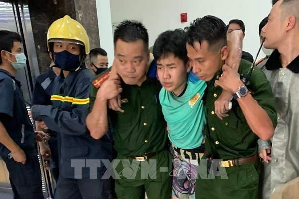 Hà Nội: Cháy căn hộ chung cư New Horizon, 1 thiếu niên được cứu thoát