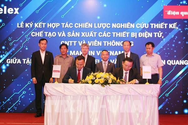 Hợp tác sản xuất thiết bị điện tử, công nghệ viễn thông 5G "Make in Vietnam"