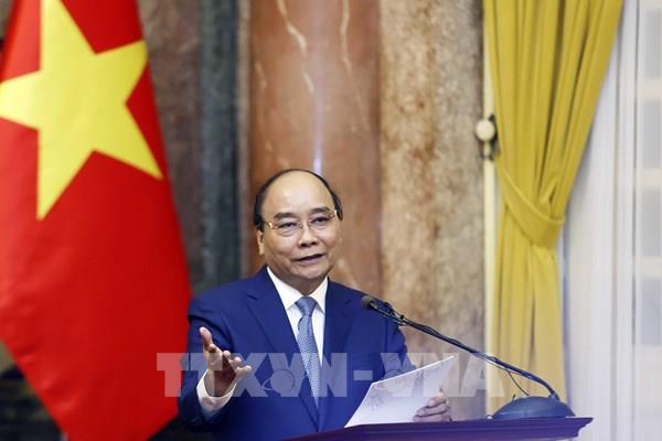 Chủ tịch nước Nguyễn Xuân Phúc tiếp Tổng hội Xây dựng Việt Nam