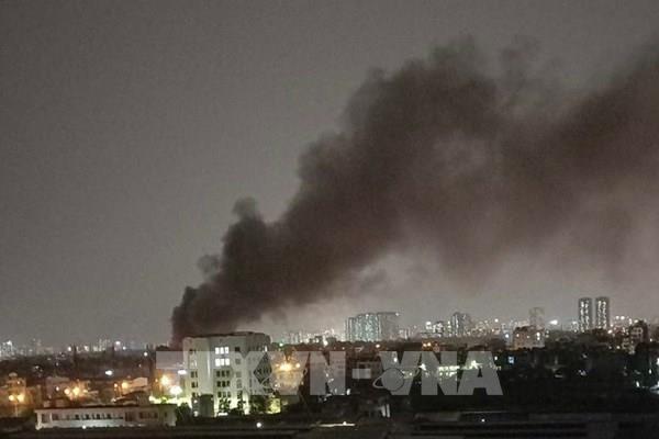 Bác bỏ tin cháy kho hóa chất