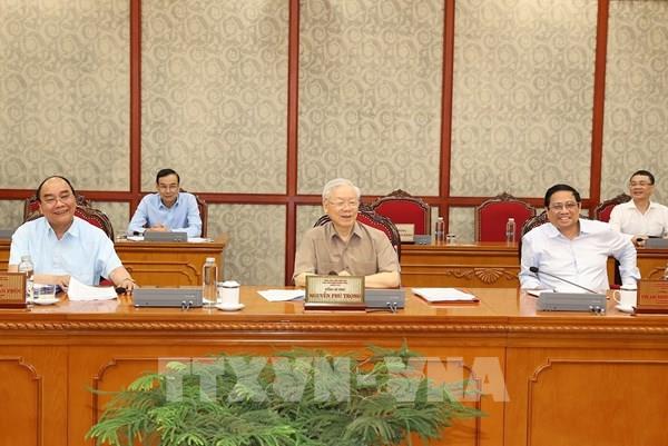 Tổng Bí thư Nguyễn Phú Trọng chủ trì họp Bộ Chính trị, Ban Bí thư xem xét những vấn đề nổi bật