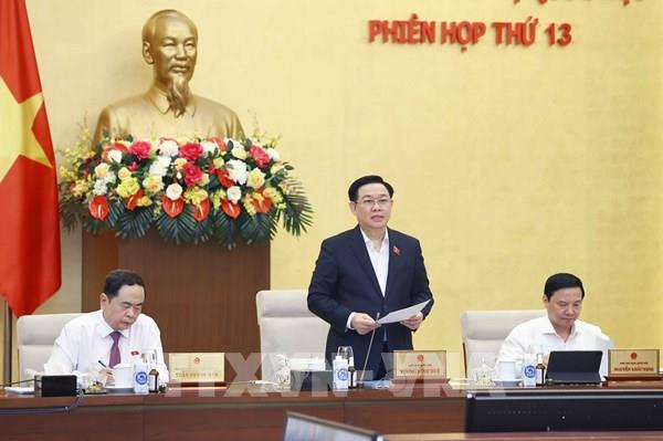 Khai mạc Phiên họp thứ 13 của Ủy ban Thường vụ Quốc hội