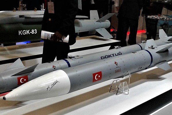 Thổ Nhĩ Kỳ thử nghiệm thành công tên lửa không đối không Gokdogan