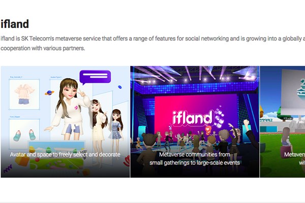 SK Telecom Co. đàm phán đưa nền tảng vũ trụ ảo ifland ra nước ngoài