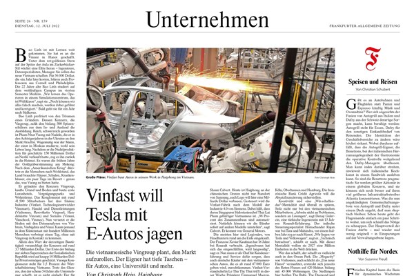 Nhật báo Đức: VinFast muốn chạy đua cùng Tesla