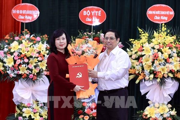 Công bố Quyết định điều động, bổ nhiệm đồng chí Đào Hồng Lan giữ chức vụ Bí thư Ban Cán sự Đảng, Quyền Bộ trưởng Bộ Y tế