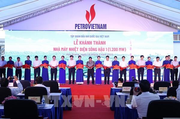 Thủ tướng dự Lễ khánh thành Nhà máy nhiệt điện Sông Hậu 1