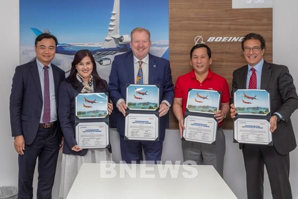 Vietjet và Boeing ký kết giao hàng 200 tàu bay trong chiến lược toàn cầu