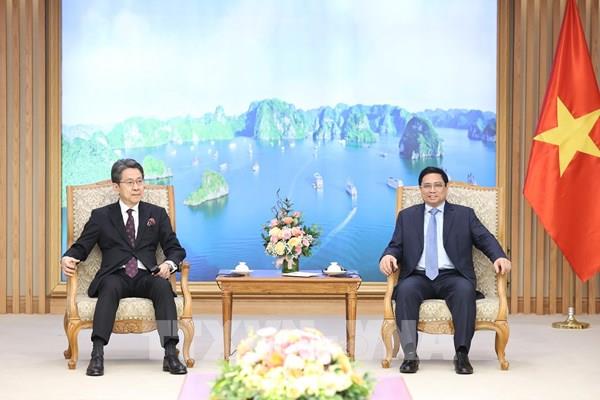 Thủ tướng tiếp Chủ tịch Hội đồng Quản trị Ngân hàng Hợp tác quốc tế Nhật Bản