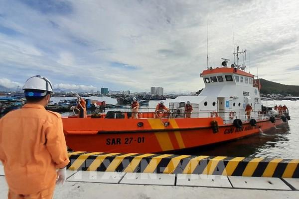 Tìm thấy 5 thuyền viên trên tàu cá BTh 97478 TS của Bình Thuận bị mất liên lạc