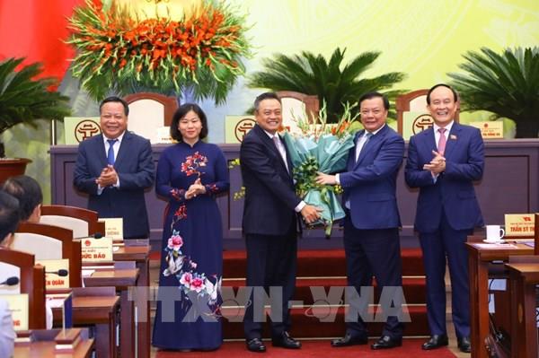 Đồng chí Trần Sỹ Thanh được bầu giữ chức Chủ tịch UBND thành phố Hà Nội