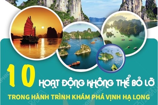 10 hoạt động không thể bỏ lỡ trong hành trình khám phá Vịnh Hạ Long