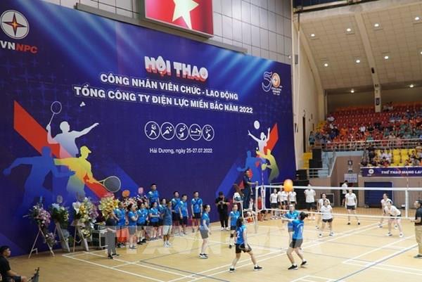 Khai mạc Hội thao Tổng Công ty Điện lực Miền Bắc năm 2022