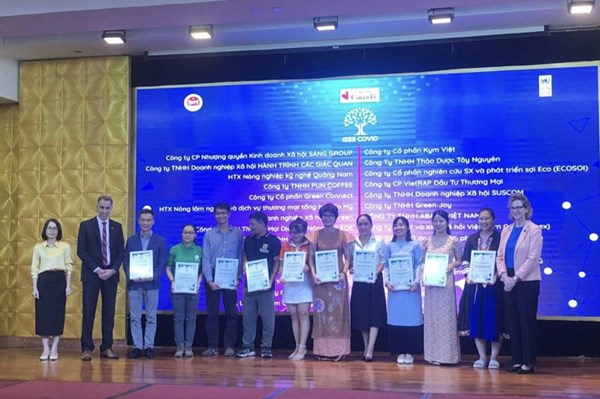 29 doanh nghiệp nhận Gói hỗ trợ các doanh nghiệp tạo tác động xã hội