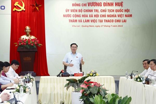 Chủ tịch Quốc hội Vương Đình Huệ: Chủ trương phát triển kinh tế tư nhân là đúng đắn