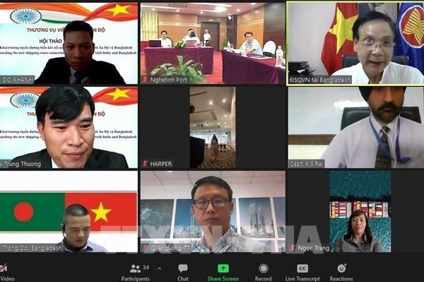 Khai trương tuyến tàu biển kết nối miền Trung Việt Nam và Ấn Độ