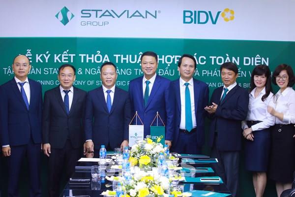 BIDV và Tập đoàn Stavian ký kết Thỏa thuận hợp tác toàn diện
